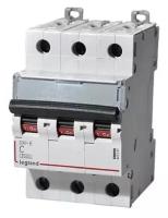 Автоматический выключатель Legrand DX3-E, 3 полюса, 63A, тип C, 6kA