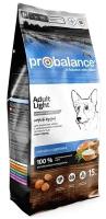 Probalance для/собак Adult Light, мешок 15 кг