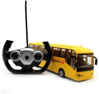 Радиоуправляемый пассажирский Автобус HK Industries с гармошкой (желтый) - 666-676A-Y