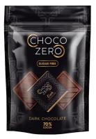 Шоколад ChocoZero горький 72% без сахара 100 г (20 шт х 5 г)