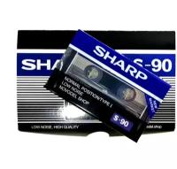Аудиокассеты SHARP S-90 в коробке