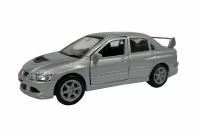 Модель машины 1:38 Mitsubishi Lancer Evolution VIII Welly 42338W серый