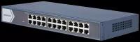 Коммутатор Hikvision DS-3E0524-E(B) 24 Gigabit RJ45 ports, 19-inch Rack-mountable Steel Case Unmanaged Switch