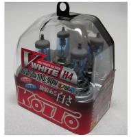 Лампа высокотемпературная Koito Whitebeam H4 12V 60/55W (100/90W) 3700K (комплект 2 шт.)