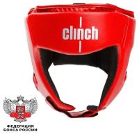 Шлем для бокса Clinch Olimp федерация бокса россии (Красный)