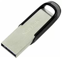 Флешка Sandisk Cruzer Ultra Flair 64Gb (SDCZ73-064G-G46) USB3.0 серебристый/черный