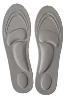 Стельки ортопедические для обуви с эффектом памяти, мужские, женские, при плоскостопии, серые