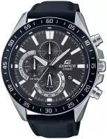 Наручные часы CASIO Edifice EFV-620L-1A, черный, серебряный