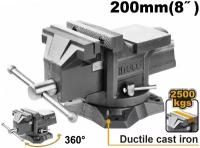 Тиски поворотные с наковальней 2500 кгс INGCO HBV088