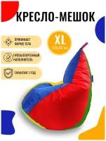 Кресло-мешок PUFON груша XL Мини семицветик (цветной)