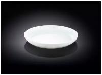 Тарелка Wilmax England, сервировочная, белая, d=19 см