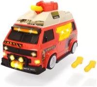 Машинка с залповой установкой VW T3 Camper 28 см свет звук Dickie Toys 3756004