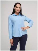 Рубашка DiSORELLE, размер 50, голубой