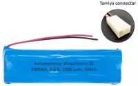 Аккумулятор ShopElectro SE2900АА, 4.8 В, 2900 мАч/ 4.8 V, 2900 mAh, NiMH, с коннектором Tamiya (3)