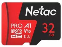 Карта памяти Netac P500 Extreme Pro MicroSDHC 32GB Сlass 10 UHS-I 100MB/s (NT02P500PRO-032G-S)