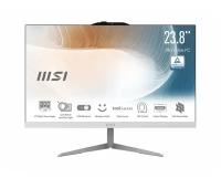 23.8" Моноблок MSI Modern AM242T 9S6-AE0712-063, 1920x1080, Intel Core i5-1240P 3.3 ГГц, RAM 16 ГБ, SSD 512 ГБ, Intel Iris Xe Graphics, Windows 11 Professional, белый