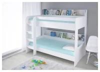 Кровать двухъярусная Polini kids Simple 5000, белый