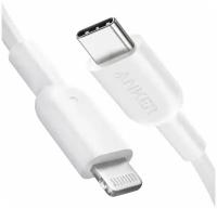 Кабель Anker PowerLine II USB-C to Lightning Cable MFi 0.9m White (A8632622)