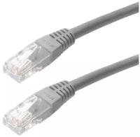 Кабель UTP patchcord cat.5e 5м ITK PC01-C5EU-5M серый