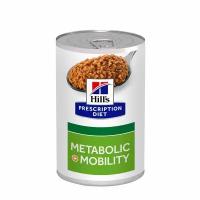 Влажный корм Hill's Prescription Diet Metabolic+Mobility для собак, с курицей, 370г