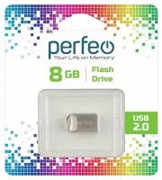 USB Flash Drive 8Gb - Perfeo M09 Metal Series PF- M09MS008