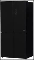 Холодильник HYUNDAI CM5005F, черное стекло