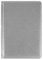Ежедневник недатир А5+ 136л SIDNEY NEBRASKA, иск кожа, сереб срез, ляссе, серебр 3-128/10 3828142