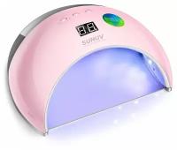 Мощная UV LED лампа SUNUV SUN6 (48 Вт), Цвет Розовый