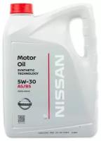 NISSAN Масло Моторное Синтетическое Nissan Motor Oil 5W-30 5Л (Ke900-99943) Ke900-99943R