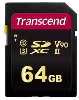 Карта памяти Transcend 700S SDXC 64GB UHS-II U3 V90 R285/W180MB/s (TS64GSDC700S)