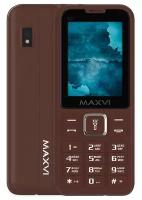 Телефон MAXVI K21, 2 SIM, шоколад