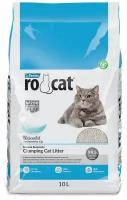 Ro Cat комкующийся наполнитель для кошек, без пыли, натуральный - 10 л (8,5 кг)