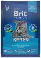 Сухой корм премиум класса Brit Premium Cat Kitten с курицей для котят 8 кг