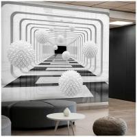 Фотообои флизелиновые с виниловым покрытием VEROL "Абстракция шары 3D", 300х283 см, моющиеся обои на стену, декор для дома