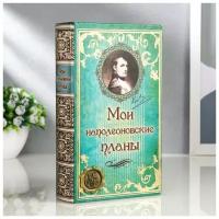 Книга-шкатулка "Мои наполеоновские планы", 13*21 см