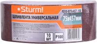 Шлифовальная лента Sturm! 9010-B75x457-100