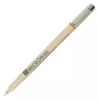 Капиллярная ручка Sakura Ручка капиллярная PIGMA MICRON 0.2мм Sakura, Оранжевый