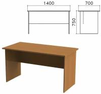 Стол письменный "Монолит", 1400х700х750 мм, цвет орех гварнери, СМ2.3