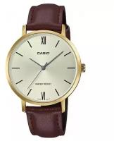 Наручные часы CASIO Collection LTP-VT01GL-9B, серебряный, золотой