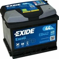 Exide Eb442 Excell_аккумуляторная Батарея! 19.5/17.9 Евро 44Ah 420A 207/175/175 EXIDE арт. EB442