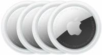 Трекер Apple AirTag белый/серебристый комплект 4 шт
