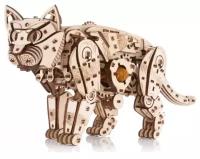 Сборная модель Eco Wood Art EWA Механический Кот (Кошка)