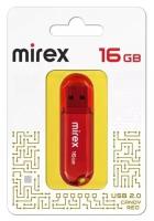 Флешка Mirex Candy Red 16 Гб usb 2.0 Flash Drive - красный