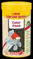 ​Корм для золотых рыб в гранулах Sera Goldy Color Spirulina Nature, улучшает окраску, 250 мл, 95 гр