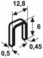 Скобы Rapid 66/6 Strong (5М) для упаковки