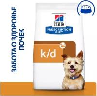Сухой диетический корм для собак Hill's Prescription Diet k/d Kidney Care при профилактике заболеваний почек, 12 кг