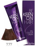 KEEN Be Keen on Hair крем-краска для волос XXL Colour Cream, 7.77 Cappuccino, 100 мл