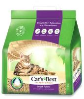 Наполнитель для кошачьего туалета комкующийся древесный Cats Best Smart Pellets, без запаха, 5 кг 10 л