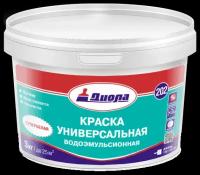 Краска водоэмульсионная Универсальная Д-202 Диола 4,5 кг супербелый