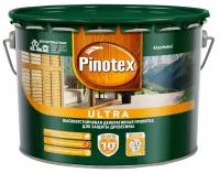 PINOTEX ULTRA лазурь защитная влагостойкая для защиты древесины до 10 лет красное дерево (9л) new